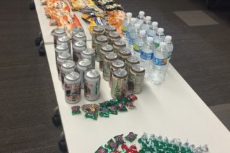 Homebuyer certification workshop snack table